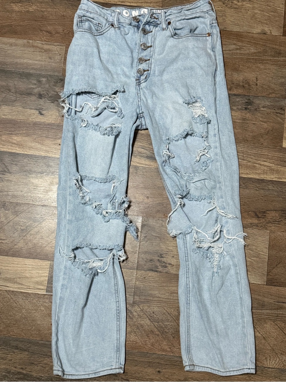 S.O.N.G.  Y2K Grunge Ultra Distressed Jeans